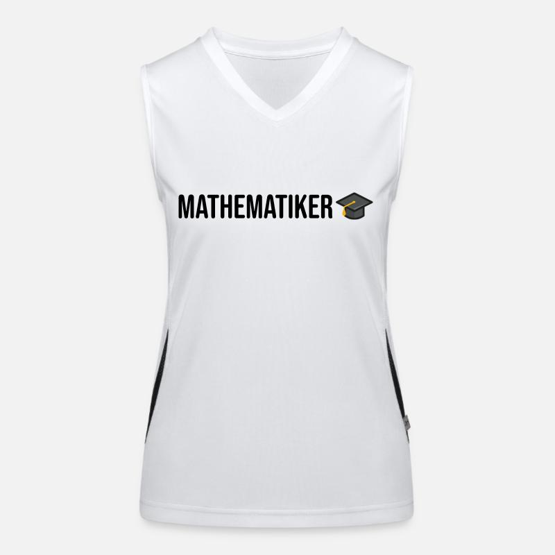 Mathematiker Studium Geschenkidee Funktionelles Kontrast-Tank Top für Frauen