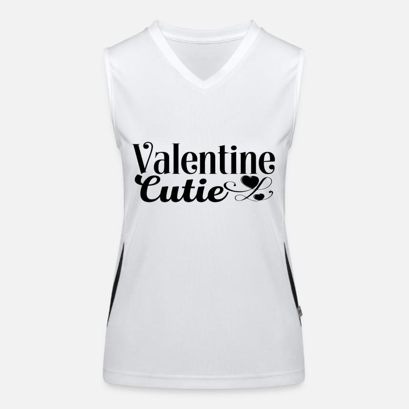 Valentine Cutie Women's Functional Contrast Tank Top