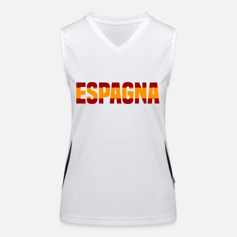 Kontrastreiche Espagna Funktionelles Kontrast-Tank Top für Frauen
