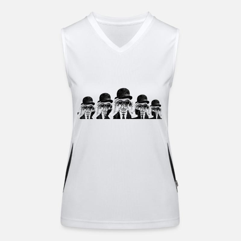 White rabbits Women's Functional Contrast Tank Top