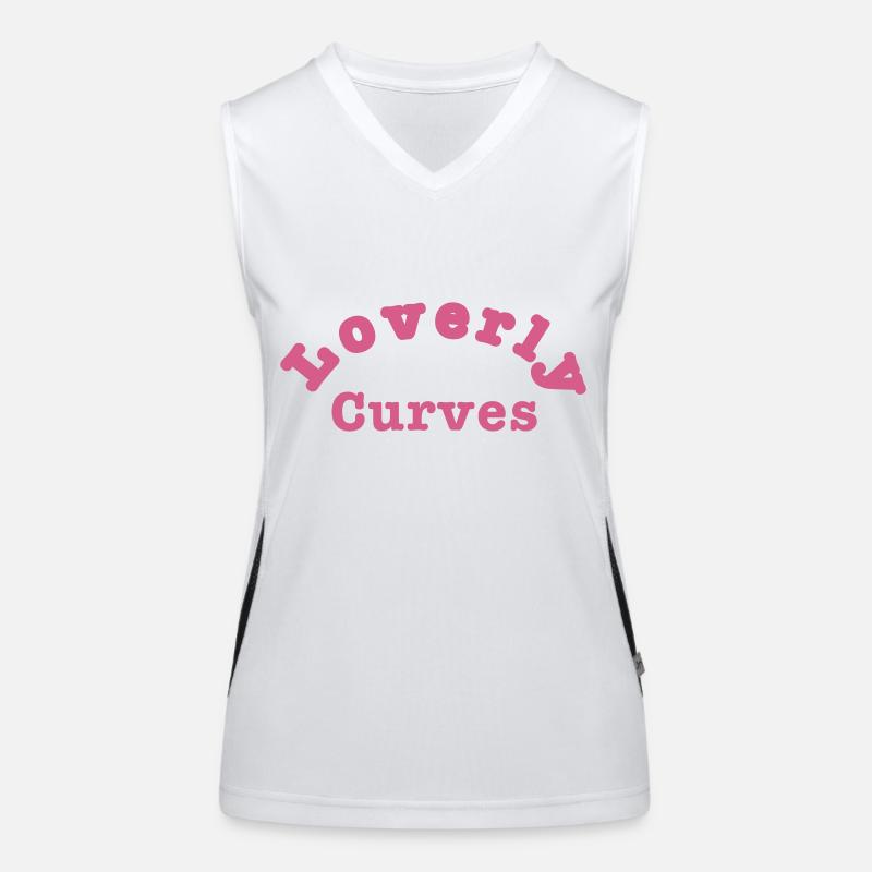 Loverly Curves v3 Women's Functional Contrast Tank Top