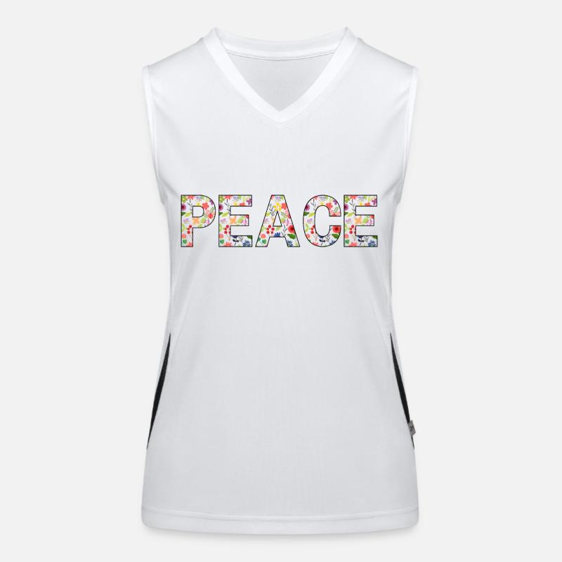 Peace Women's Functional Contrast Tank Top