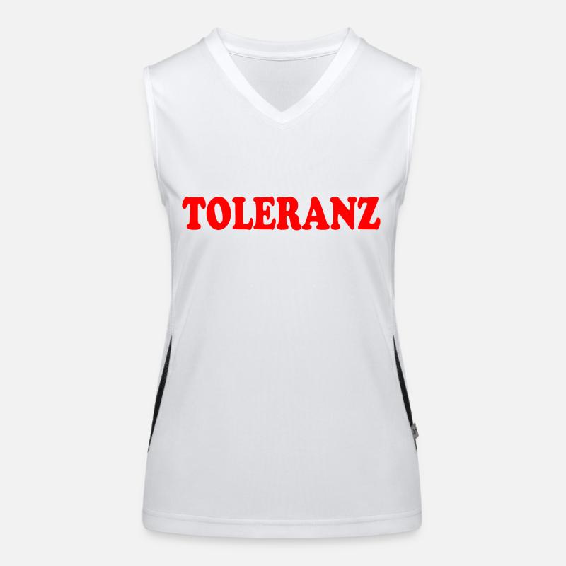 Toleranz Débardeur respirant contrasté Femme