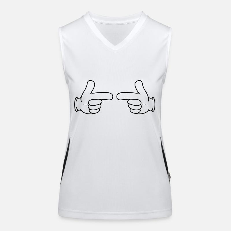 Index 2 Débardeur respirant contrasté Femme