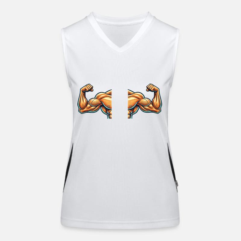 Biceps 2 Débardeur respirant contrasté Femme