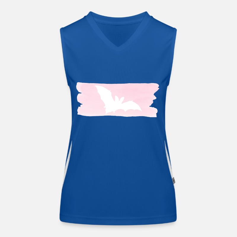 Fledermaus Funktionelles Kontrast-Tank Top für Frauen