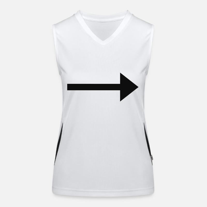 Pfeil nach Funktionelles Kontrast-Tank Top für Frauen