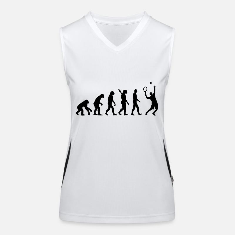 Evolution Tennis Funktionelles Kontrast-Tank Top für Frauen