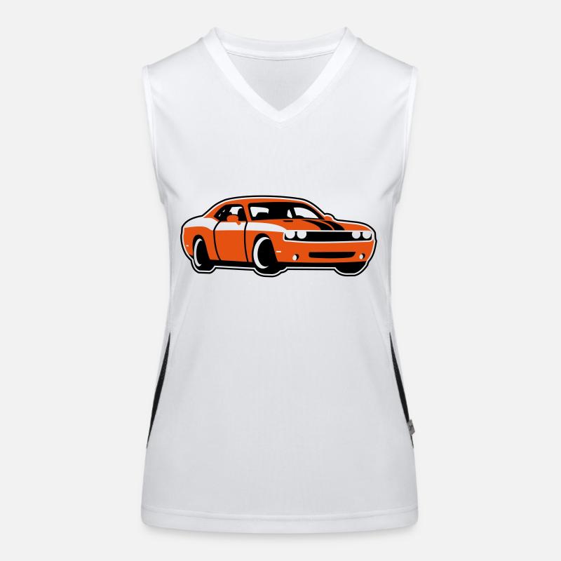 Muscle-Car Women's Functional Contrast Tank Top