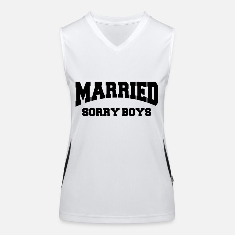 Married - Sorry boys! Women's Functional Contrast Tank Top