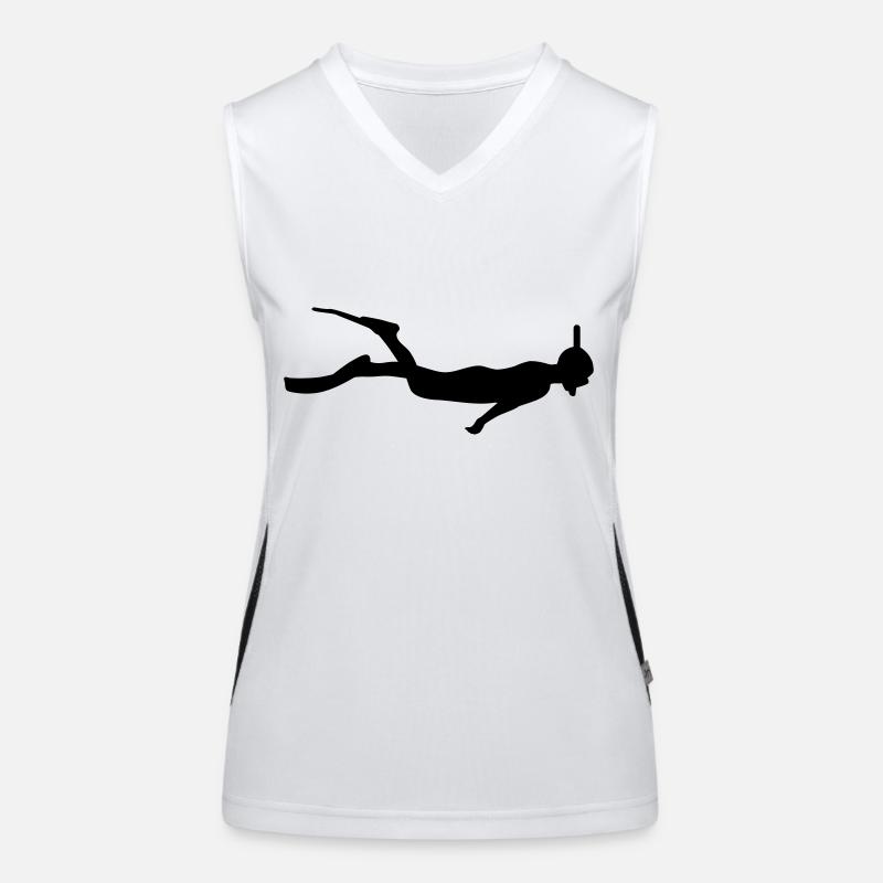Snorkeling Women's Functional Contrast Tank Top