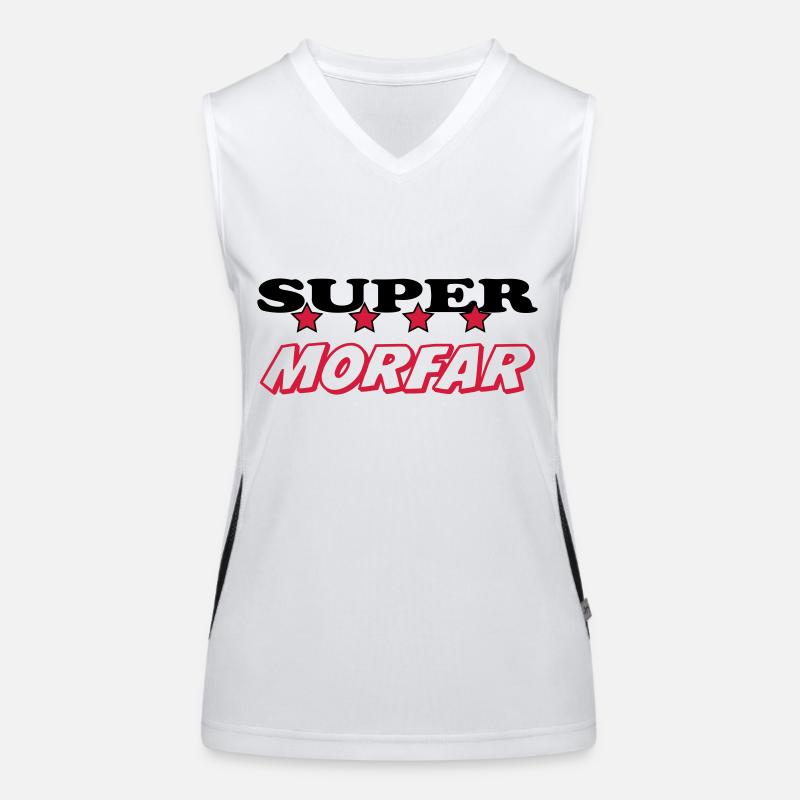 Super morfar Funktionelles Kontrast-Tank Top für Frauen