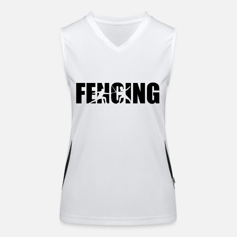 Fechten Funktionelles Kontrast-Tank Top für Frauen