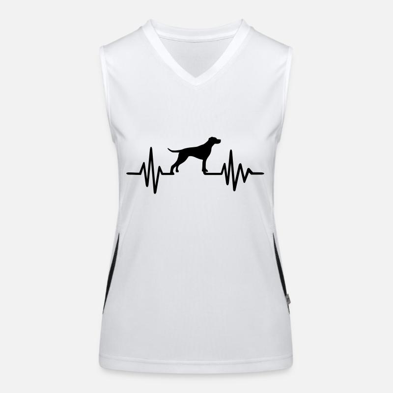 English Pointer Women's Functional Contrast Tank Top