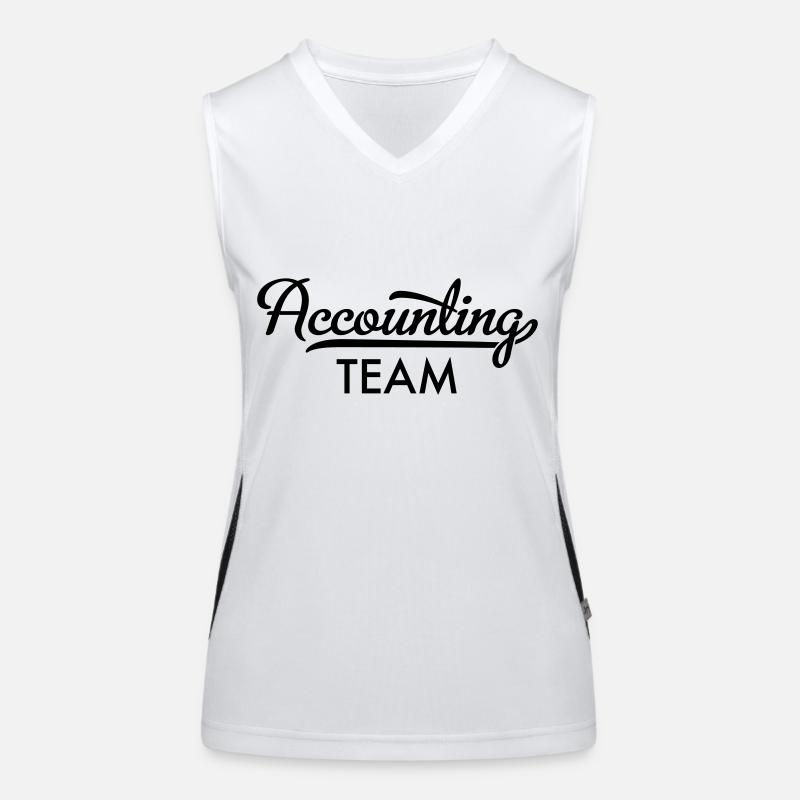Buchhaltung Funktionelles Kontrast-Tank Top für Frauen