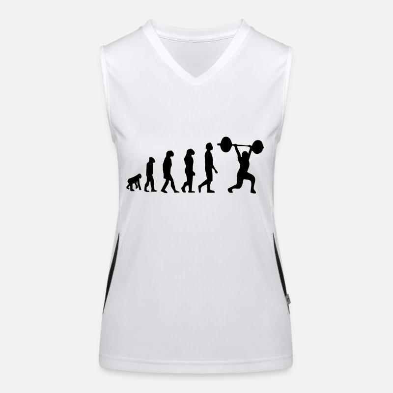 Haltérophilie évolution Débardeur respirant contrasté Femme