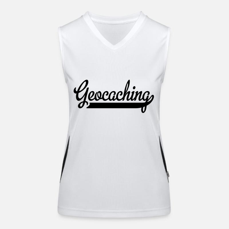 Geocaching Funktionelles Kontrast-Tank Top für Frauen