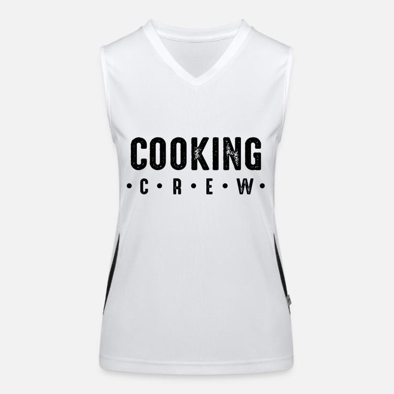 Équipe de cuisson Débardeur respirant contrasté Femme