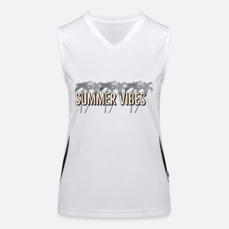 Summer vibes Funktionelles Kontrast-Tank Top für Frauen