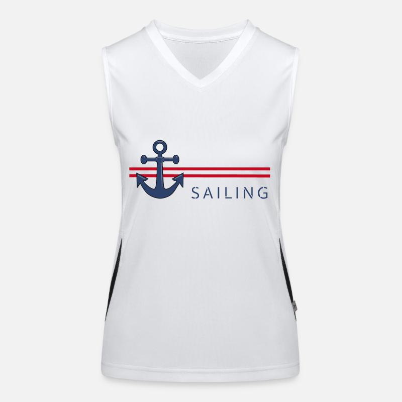 sailing Funktionelles Kontrast-Tank Top für Frauen