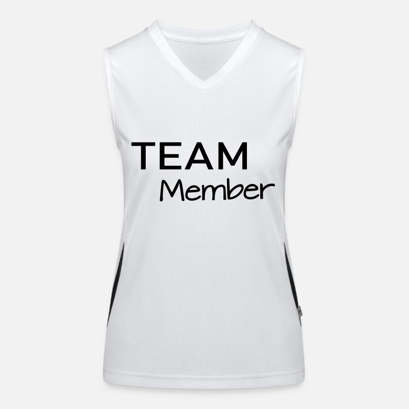 Team Member Funktionelles Kontrast-Tank Top für Frauen
