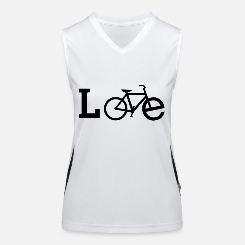Vélo amour Débardeur respirant contrasté Femme