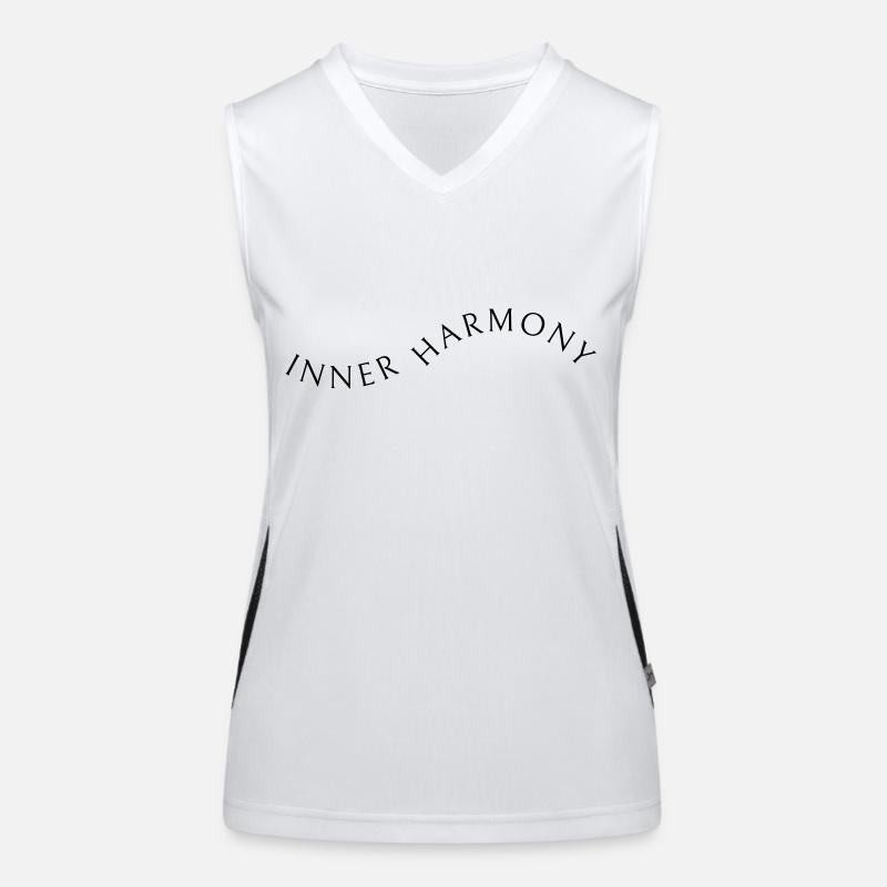 Harmonie intérieure Débardeur respirant contrasté Femme