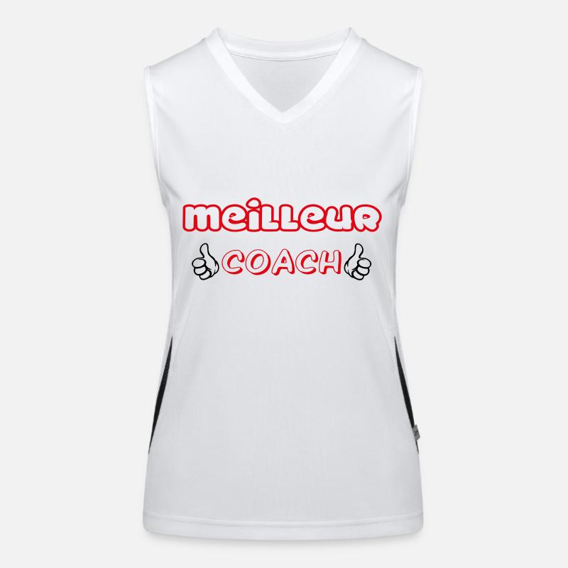 BESTER COACH Funktionelles Kontrast-Tank Top für Frauen