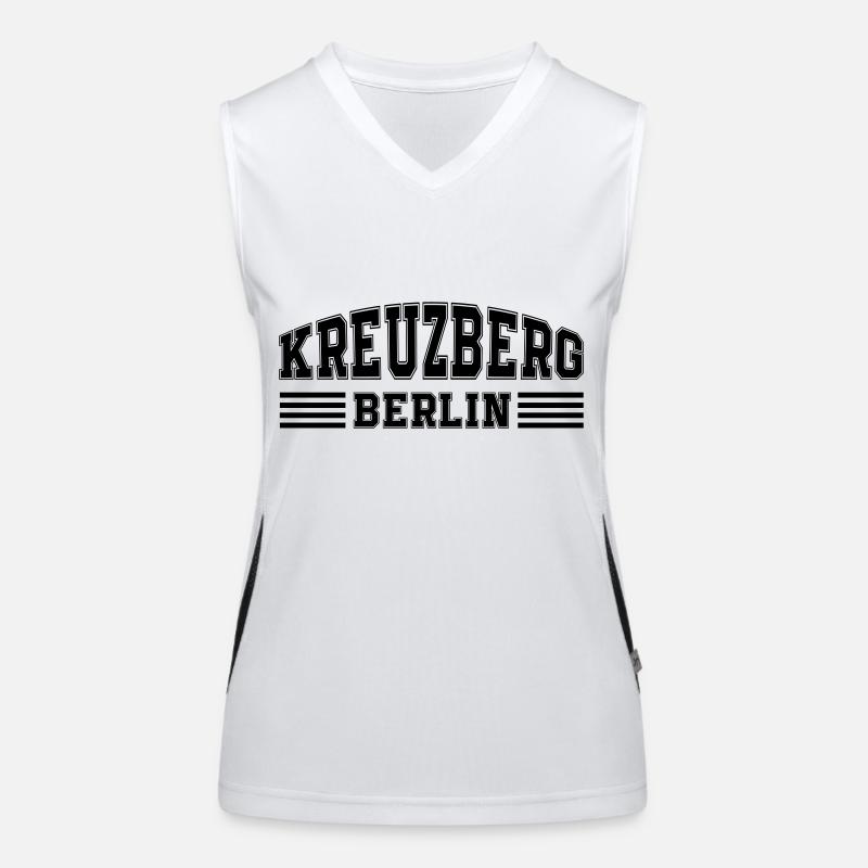 Berlin Kreuzberg Débardeur respirant contrasté Femme