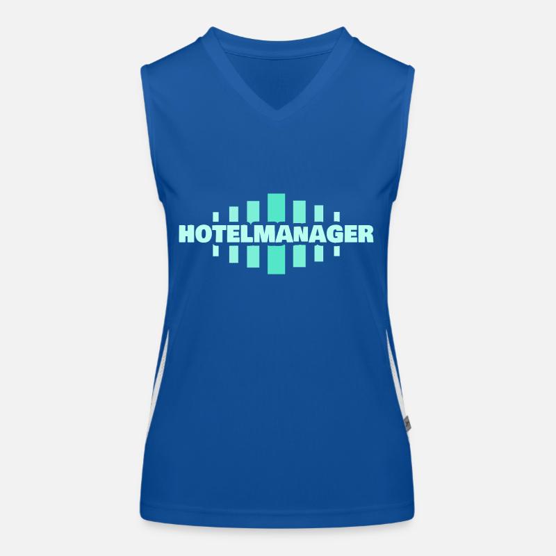 Hotelmanager als Beruf Funktionelles Kontrast-Tank Top für Frauen