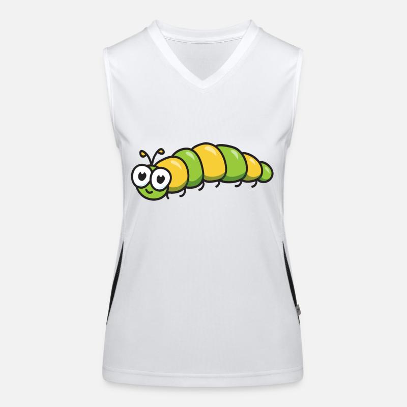 Raupe Funktionelles Kontrast-Tank Top für Frauen