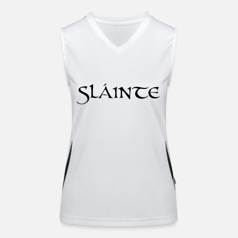 Slainte texte de Débardeur respirant contrasté Femme