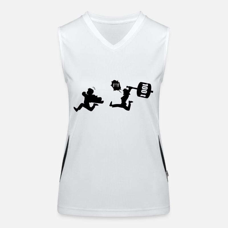 100 Tonnen Funktionelles Kontrast-Tank Top für Frauen