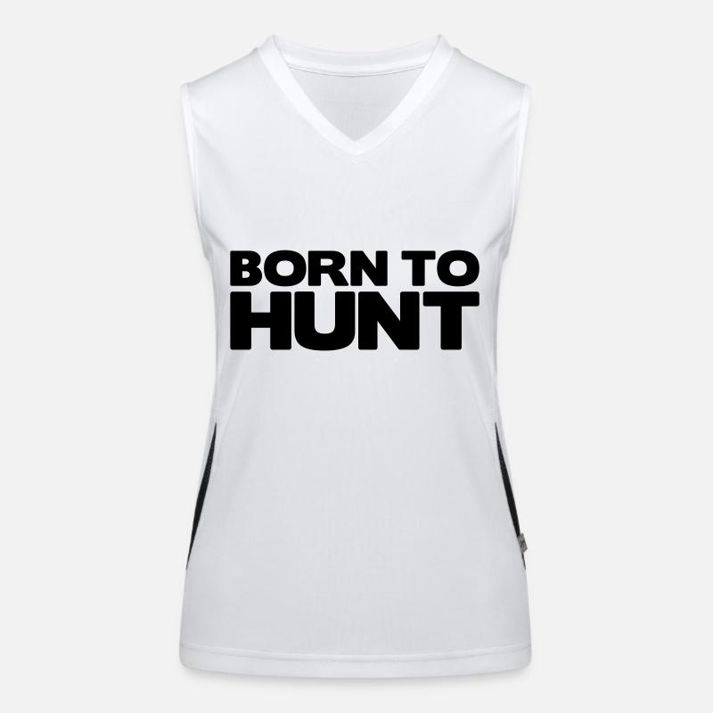 born to hunt Women's Functional Contrast Tank Top