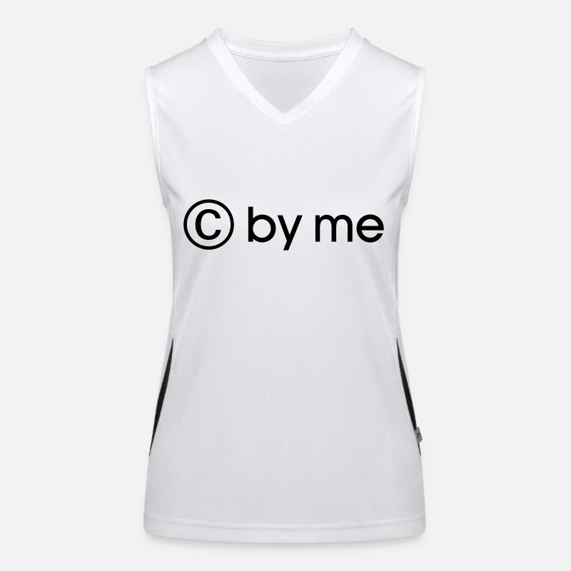 copyright by me Funktionelles Kontrast-Tank Top für Frauen