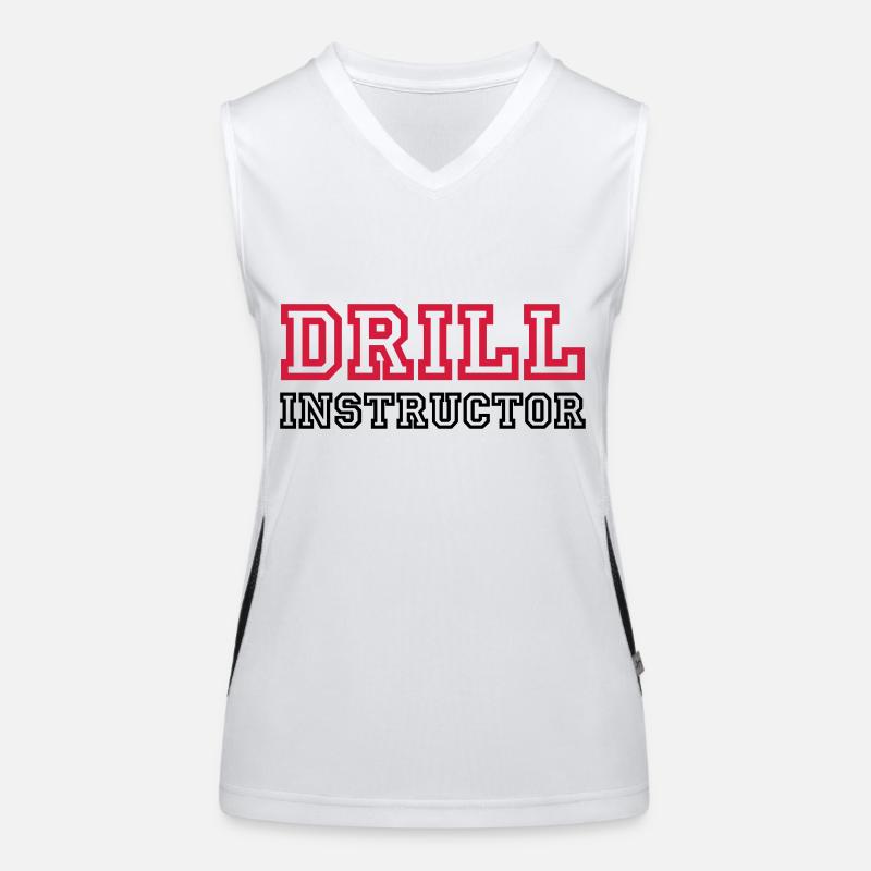 Drill Instructor Funktionelles Kontrast-Tank Top für Frauen