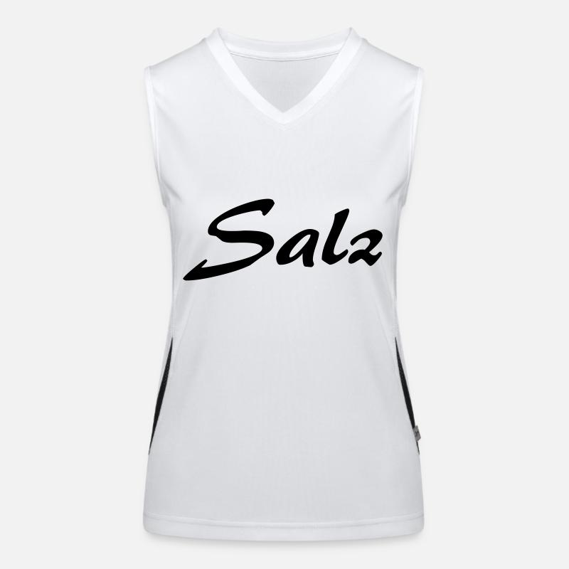 Salz Funktionelles Kontrast-Tank Top für Frauen