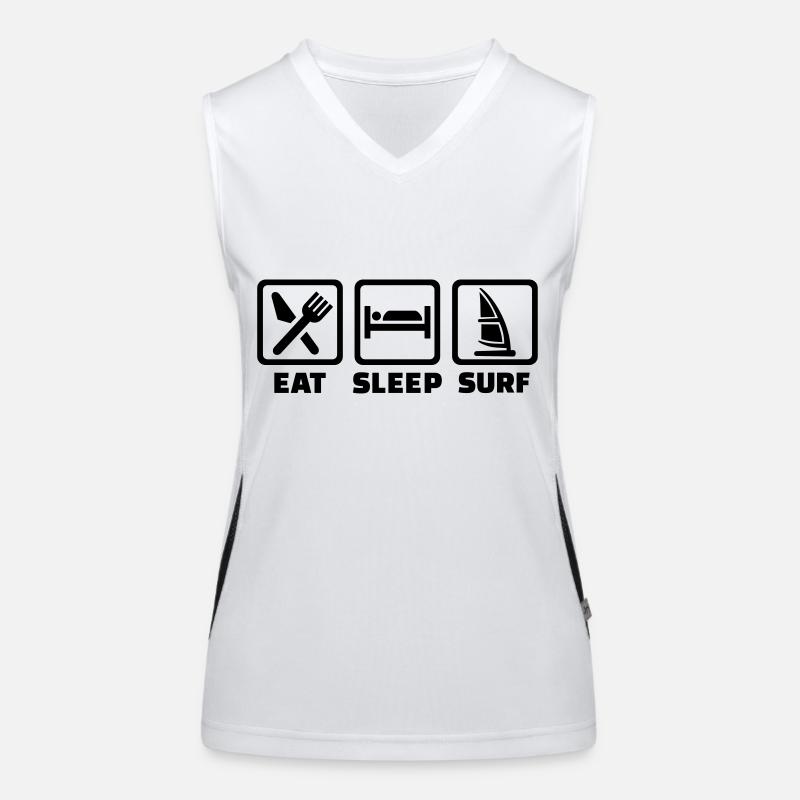 Windsurfen Funktionelles Kontrast-Tank Top für Frauen