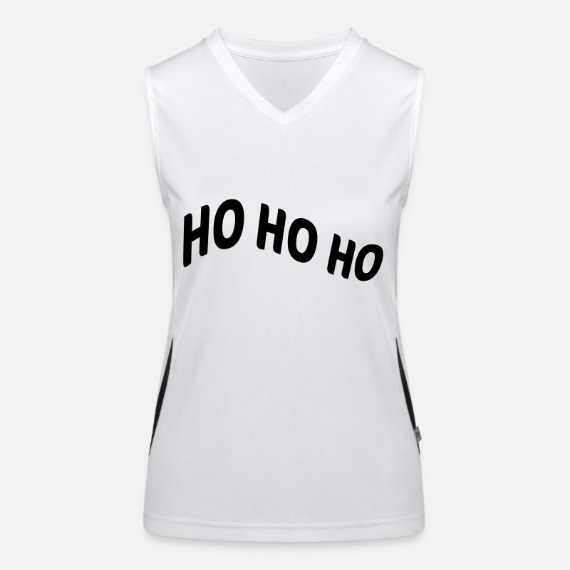 Ho Ho Ho Funktionelles Kontrast-Tank Top für Frauen