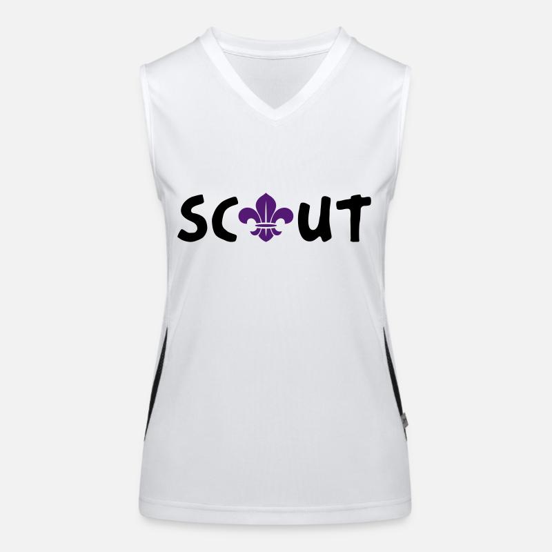 Scout / Scoutisme Débardeur respirant contrasté Femme