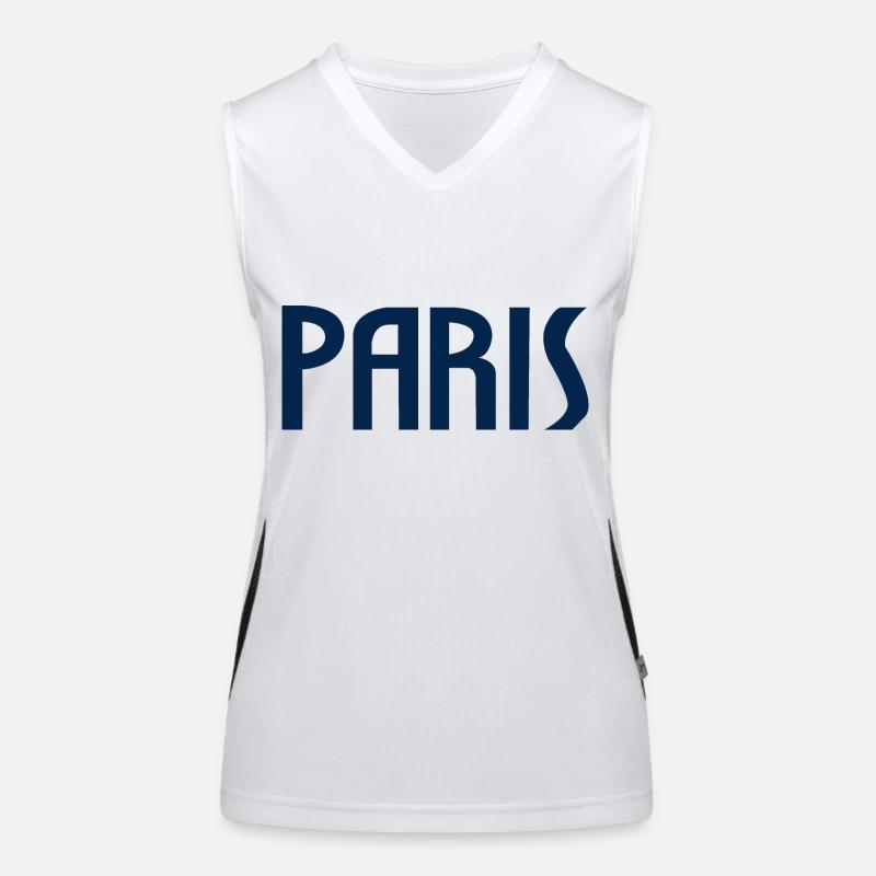 Paris Funktionelles Kontrast-Tank Top für Frauen