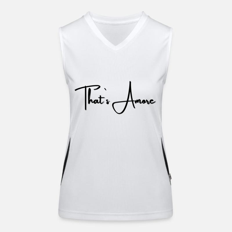 That's Amore Women's Functional Contrast Tank Top
