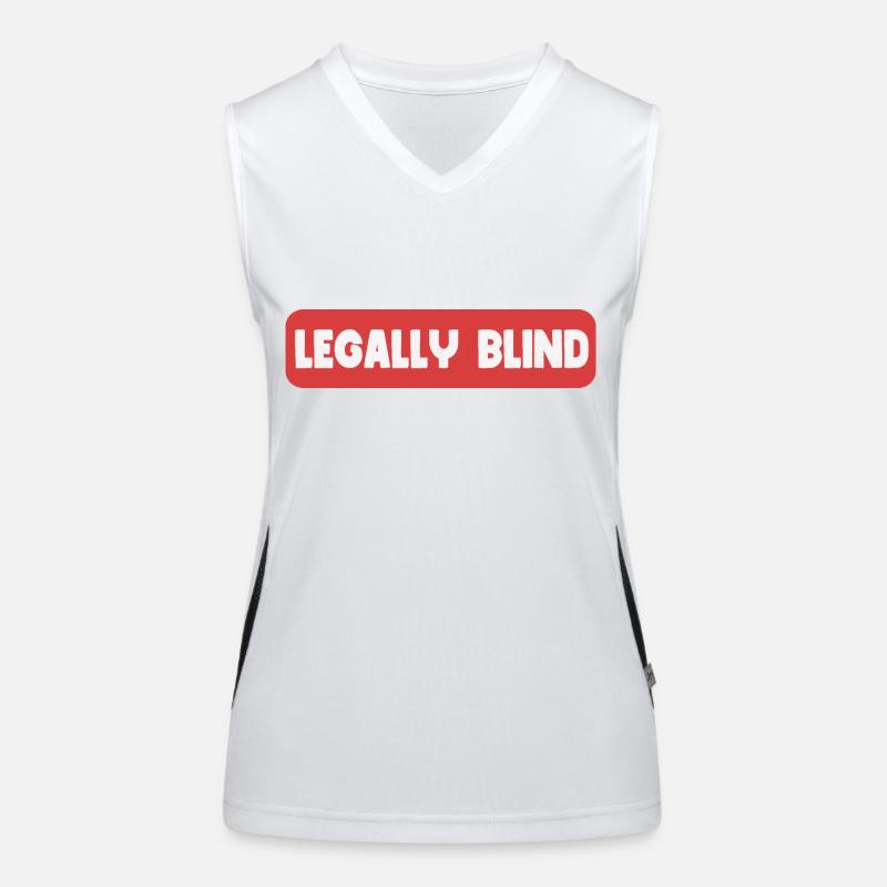 Rechtlich blind Funktionelles Kontrast-Tank Top für Frauen