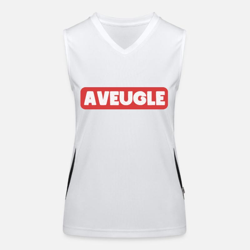 Aveugle Débardeur respirant contrasté Femme