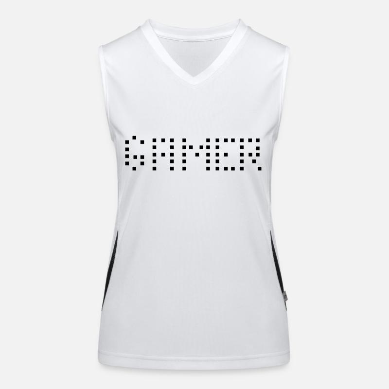 Jeu PC de jeu Débardeur respirant contrasté Femme