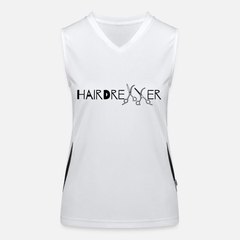 Coiffeur Débardeur respirant contrasté Femme