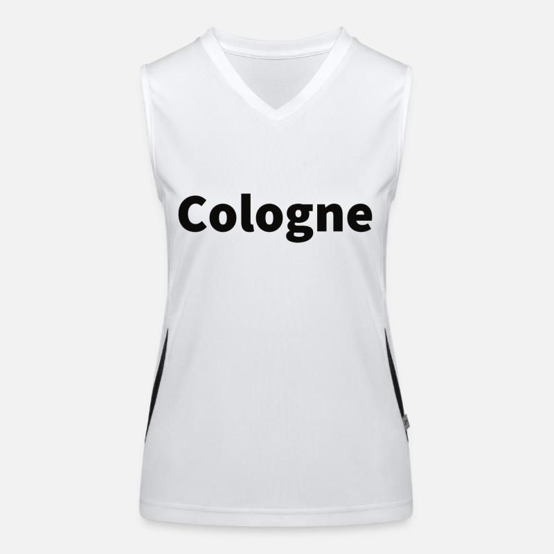 Cologne Köln Funktionelles Kontrast-Tank Top für Frauen