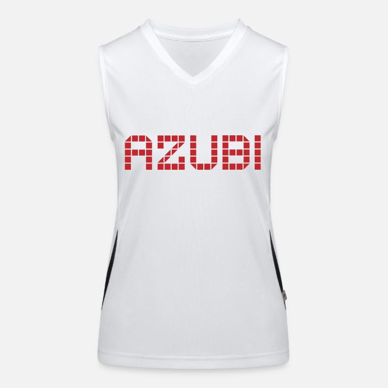 Azubi Tshirt 2 23 rot Funktionelles Kontrast-Tank Top für Frauen