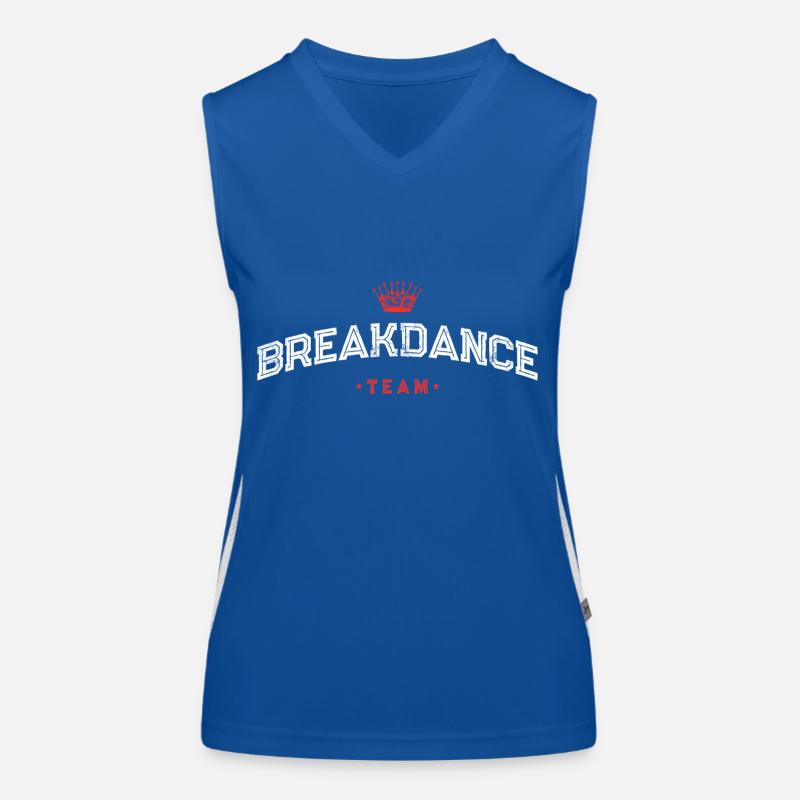 Breakdance Team Tanzen Funktionelles Kontrast-Tank Top für Frauen