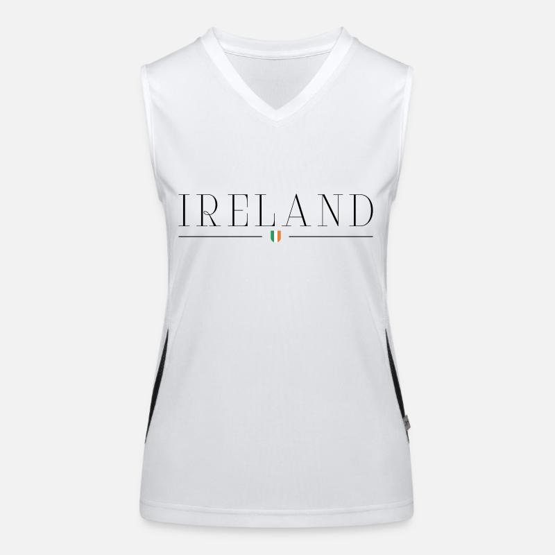 J’aime l’Irlande Débardeur respirant contrasté Femme